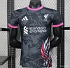 Liverpool 2025-2026 Player VersionBlack with Pink Accents Design Shirt