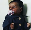 Black 20" Amity Truly Reborn Baby Doll Girl, Big Size Reborn Toddler - RBBI-Myrebornbabydoll&reg; Myrebornbabydoll&reg;