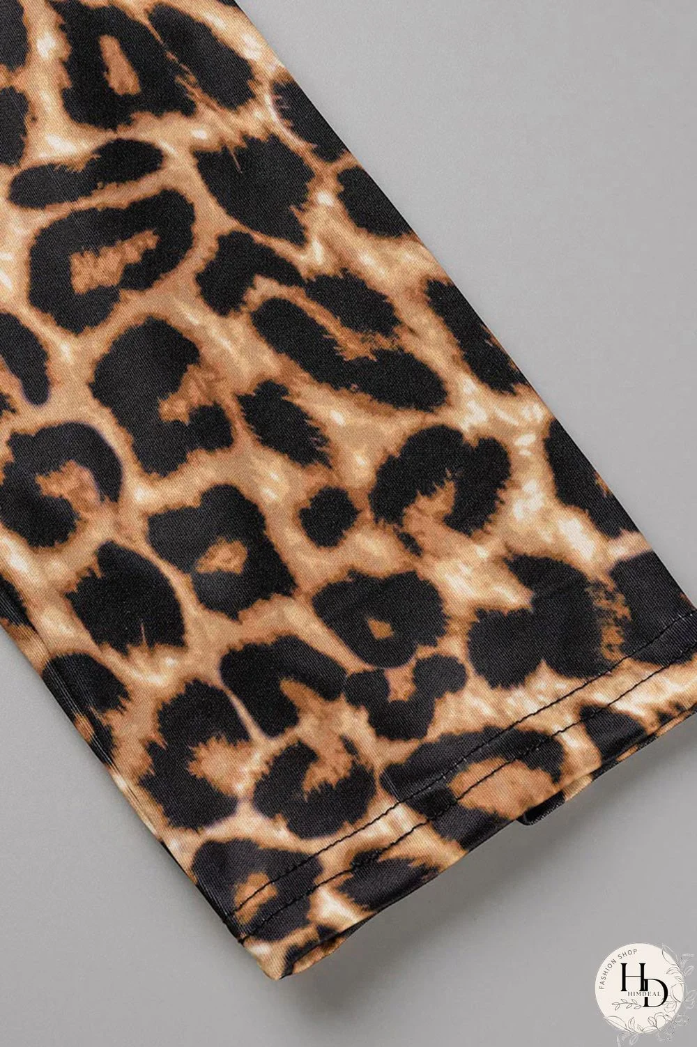 Turquoise Fashion Casual Print Cardigan Pants Turndown Collar Plus Size Two Pieces