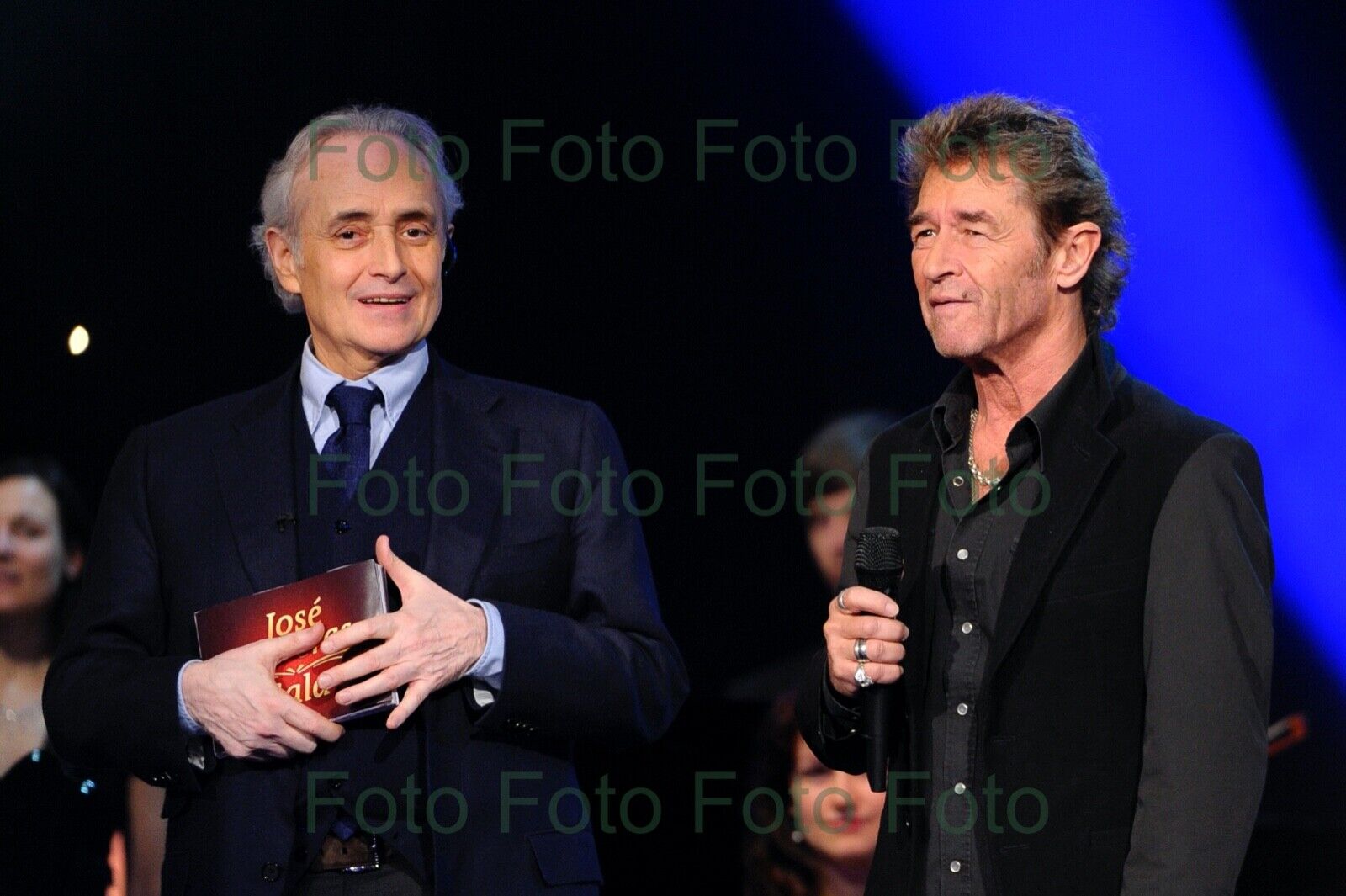 Josep Carreras - Peter Maffay Foto 20 x 30 cm ohne Autogramm (Be-2