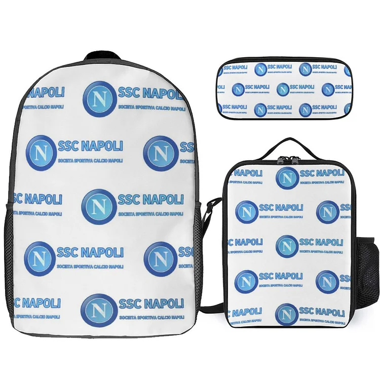 SSC Neapel Student Schulranzen Lunchbag Stifttasche Kombination