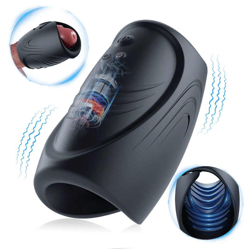 Elektrischer Penistrainer-Masturbator 10 Vibrationen