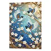 Kit de peinture DIY en perles 30x40cm avec un cadre autocollant (oiseau bleu)