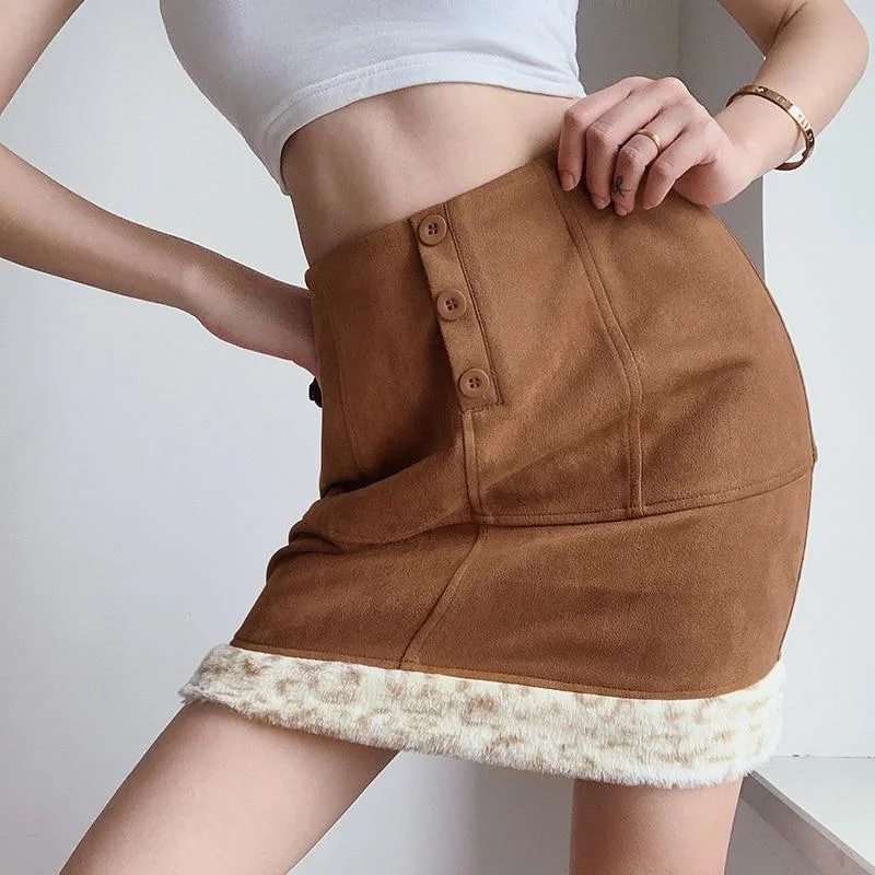 90S VINTAGE CHIC MINI SKIRT V064