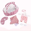 12" Pink and White 6-Pieces Set for Reborn Girl Baby Accessories - RBBI-Myrebornbabydoll&reg; Myrebornbabydoll&reg;