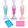 (US Only)3Pcs Vase Shape Diamond Painting Pen with Tray and Clay for Beginners (Vase)