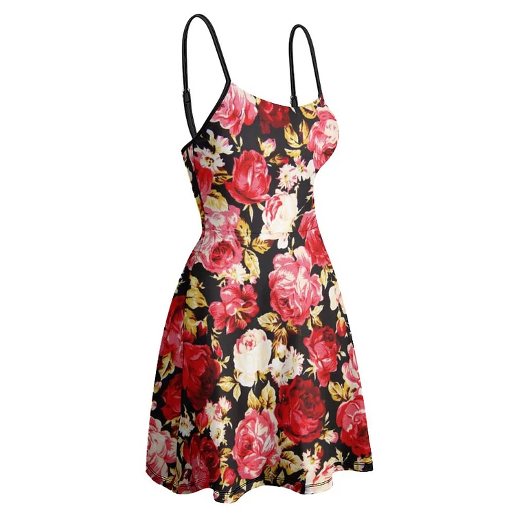 Women's Sling Dress Rose