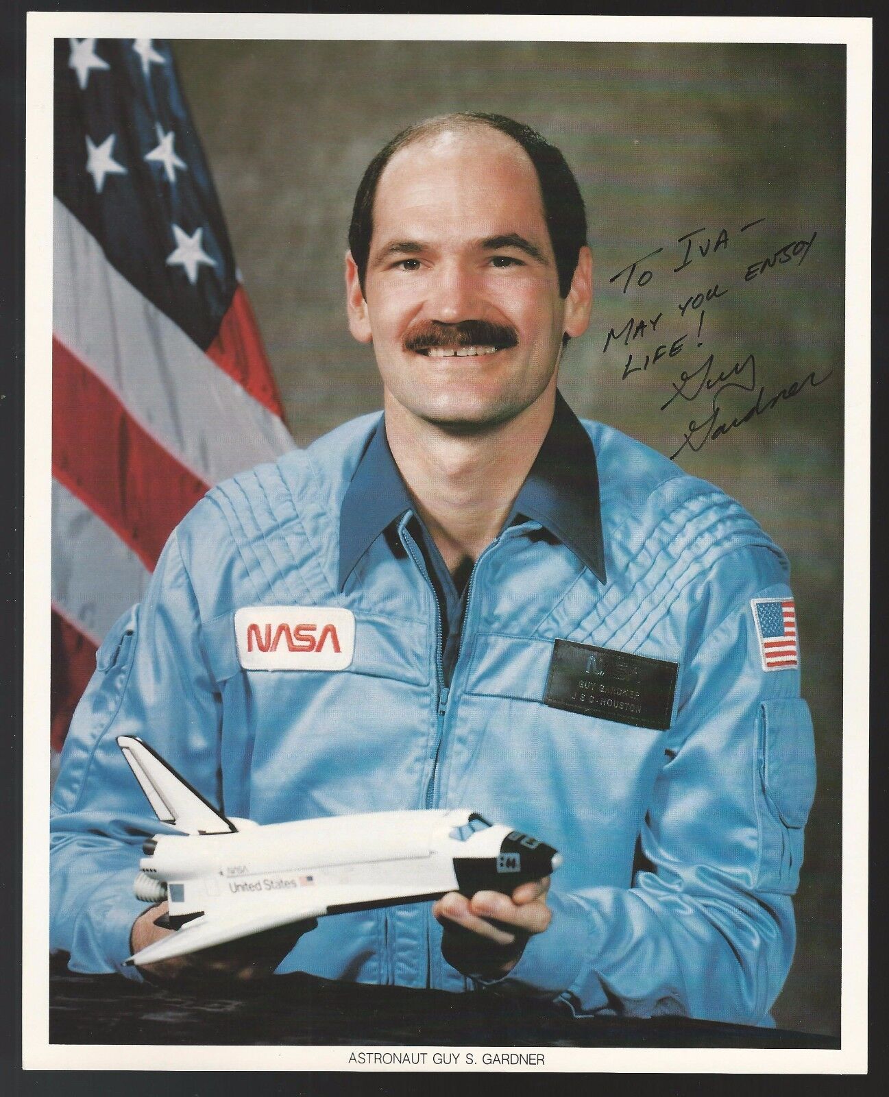 Guy S. Gardner Signed Autographed 8x10 Photo Poster painting NASA Astronaut Auto