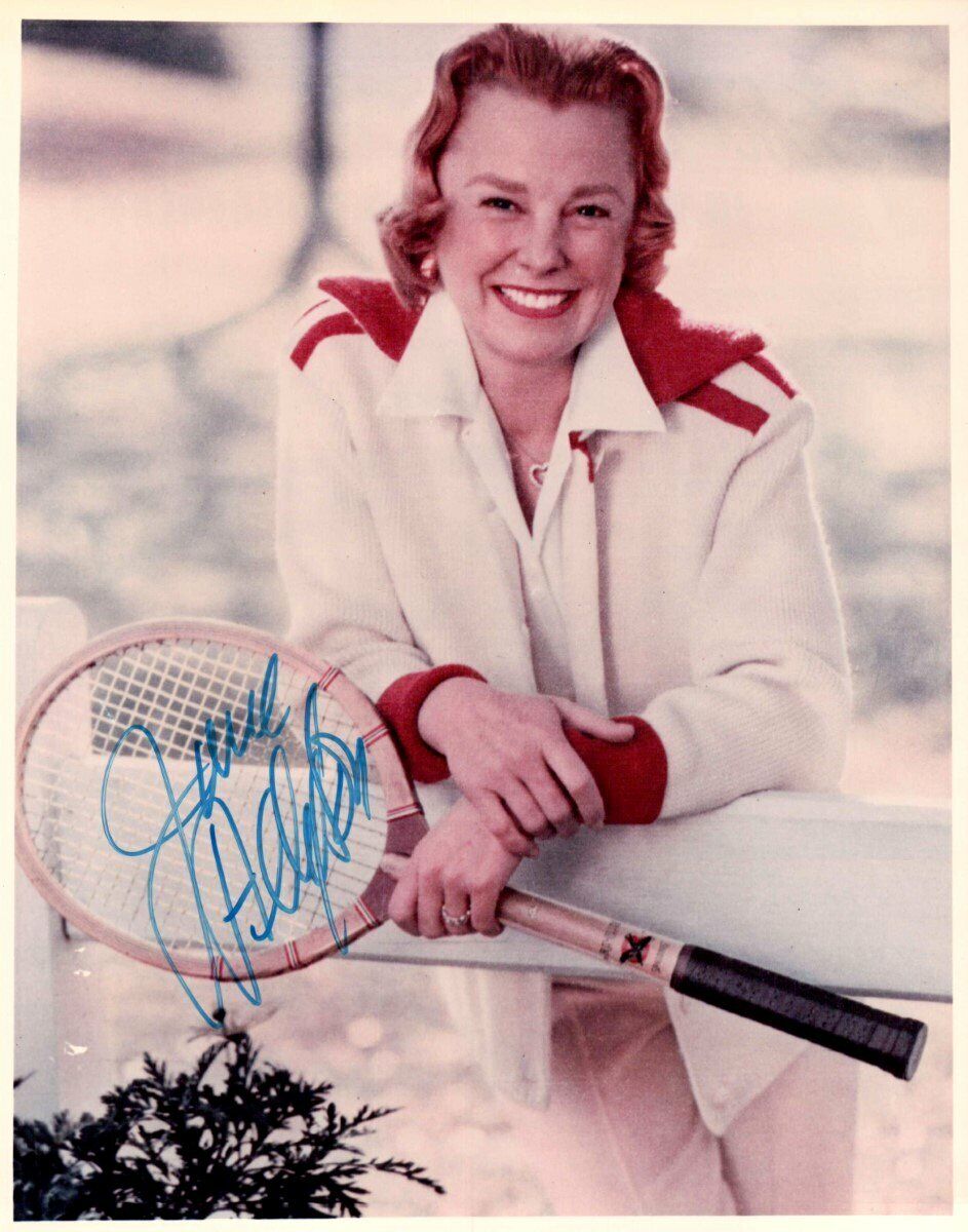 June Allyson Signed Autographed 8X10 Photo Poster painting Legendary Actress JSA JJ41087