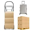 [US Local Warehouse] 2 in 1 Industrial Convertible Stair Climbing Car 1000 LBS Capacity Folding Hand Truck with Wheels for Transport & Moving