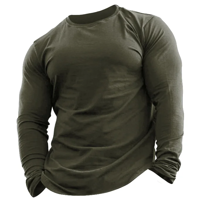 Men's Outdoor Quick-drying Round Neck Sports T-shirt