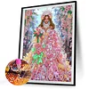 Girl - Diamond Painting - Partial Special Shaped Drill(Canvas|30*40cm)