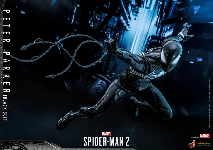 Marvel's Spider-Man 2 VGM56 Spider-Man (Black Suit) 1/6th Scale