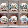 6pcs DIY Xmas Crystal Ball Diamond Painting Stickers for Home Decor