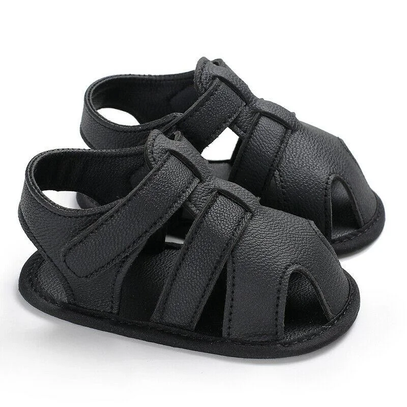 2019 Baby First Walkers Baby 0-18 months Boy Girl Slippers Toddler Kids Nursery School Summer New Leather Shoes