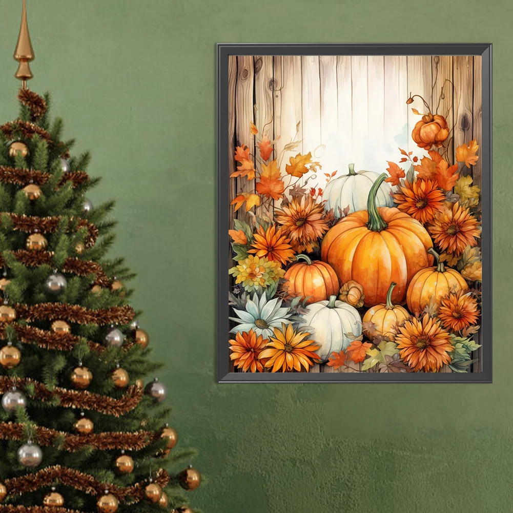 Full Round Diamond Painting 40*50cm - Pumpkin