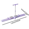 Foldable Fitness Ski Machine Pelvic Floor Muscle Strengthener With Handle Pelvic & Hip Exercise Equipment Multi-Function Silent Sliding Abdominal Board for Leg Pelvics Floor Muscle Workout