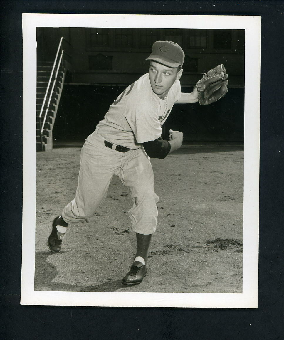 William N. Jacobellis Type I Contact Print Photo Poster painting Moe Drabowsky Chicago Cubs