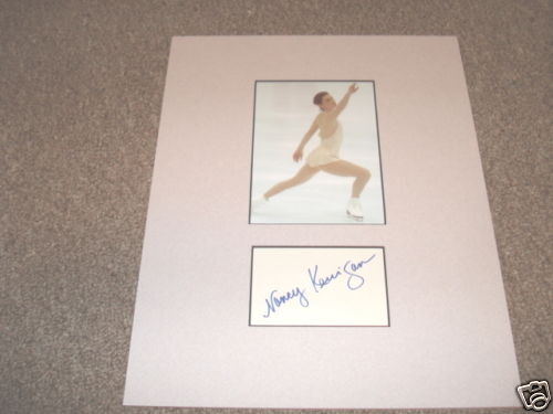 Nancy Kerrigan USA Olympics Signed 11x14 Photo Poster painting Display