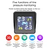Solar Motorcycle Tire Pressure Monitoring Alarm System with 2 Sensors