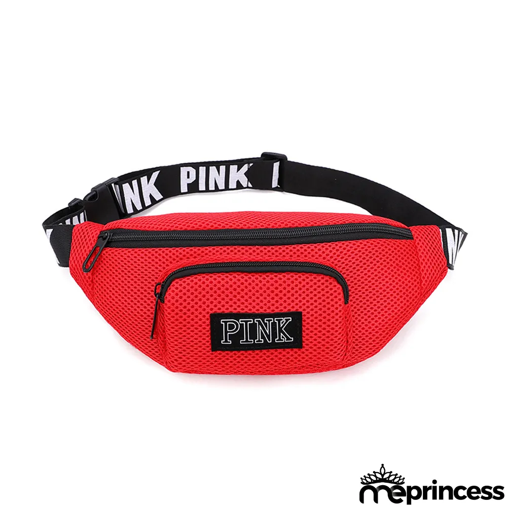 PINK Letter Sports Waist Bags