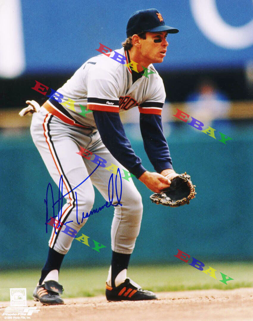 Alan Trammell Detroit Tigers Signed Autographed Signed 8x10 Photo Poster painting Reprint