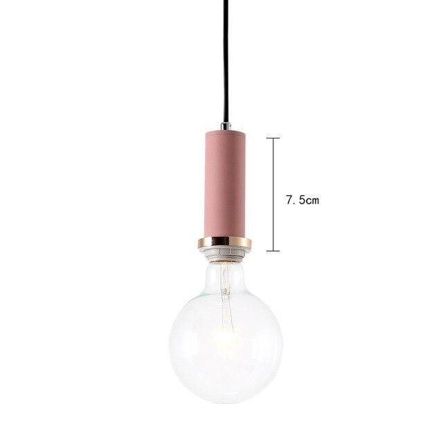 Nordic Macarons Pendant Lights E27 LED Modern Creative Hanging Lamp Design DIY For Bedroom Living Room Kitchen Restaurant