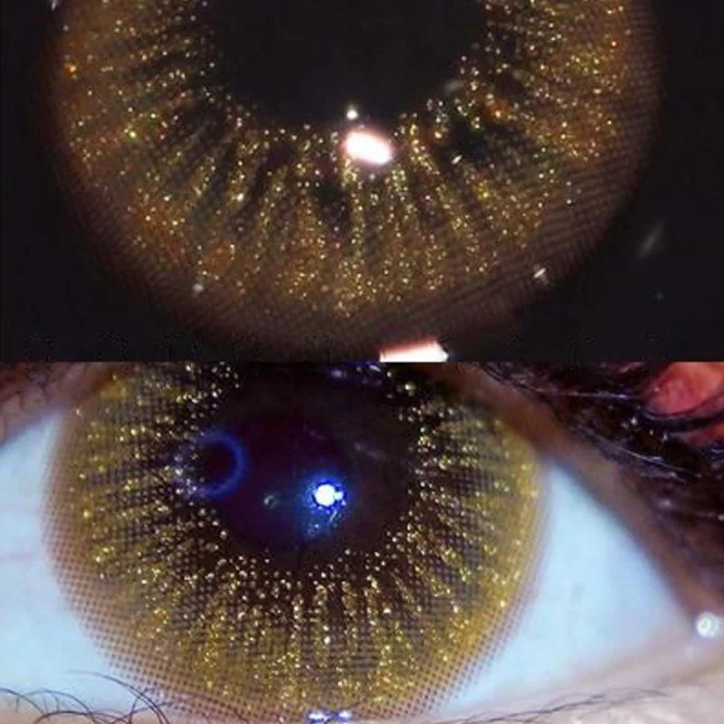 Golden eyes (12 months) contact lenses