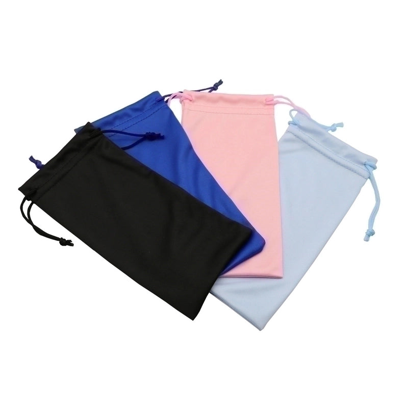 In Stock New Microfiber Glasses Bag Solid Color Drawstring Bundle Cellphone Storage Bag Sun Glasses Cloth Pouch