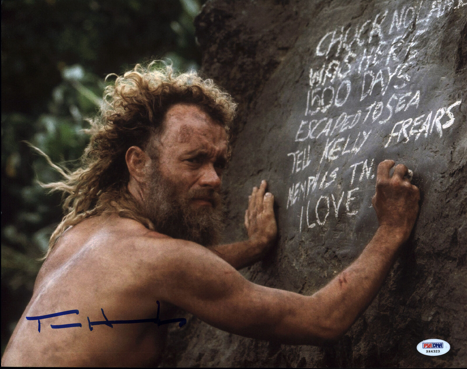 Tom Hanks Cast Away Authentic Signed 11x14 Photo Poster painting Autographed PSA/DNA #X44323