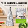 🔥Best-seller mondial🍗 Offre &agrave; dur&eacute;e limit&eacute;e ! Achetez-en 3, obtenez-en 2 gratuits🥦Sacs de conservation refermables en aluminium r&eacute;utilisables