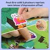 Autocollants de sc&egrave;ne pour enfants DIY Hand-on Puzzle Livres d'autocollants