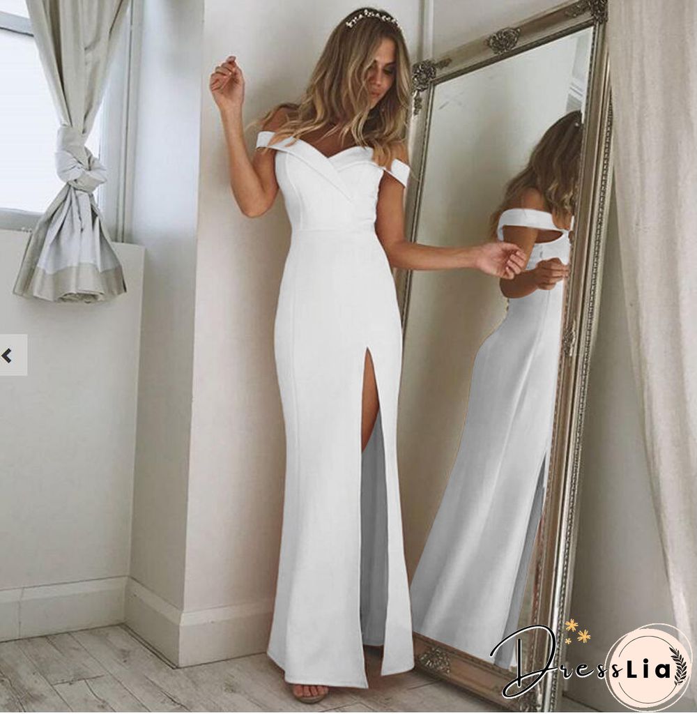 Summer New Fashion Basic VestLong Dress Women Back Split Dress ElegantSexy ShortSleeve Vest Tanks Slim Strap Party Dress