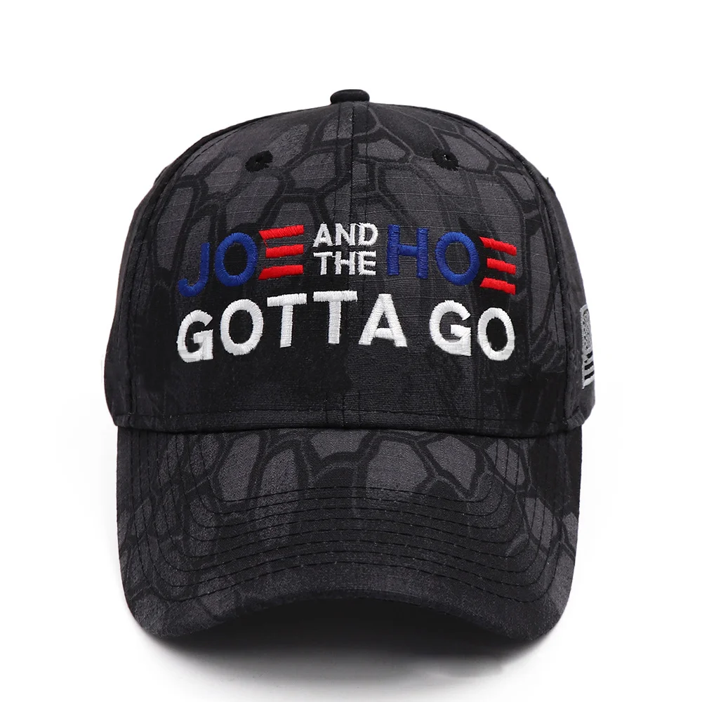 Joe And The Hoe Gotta Go Black Embroidery Baseball Cap / [viawink] /