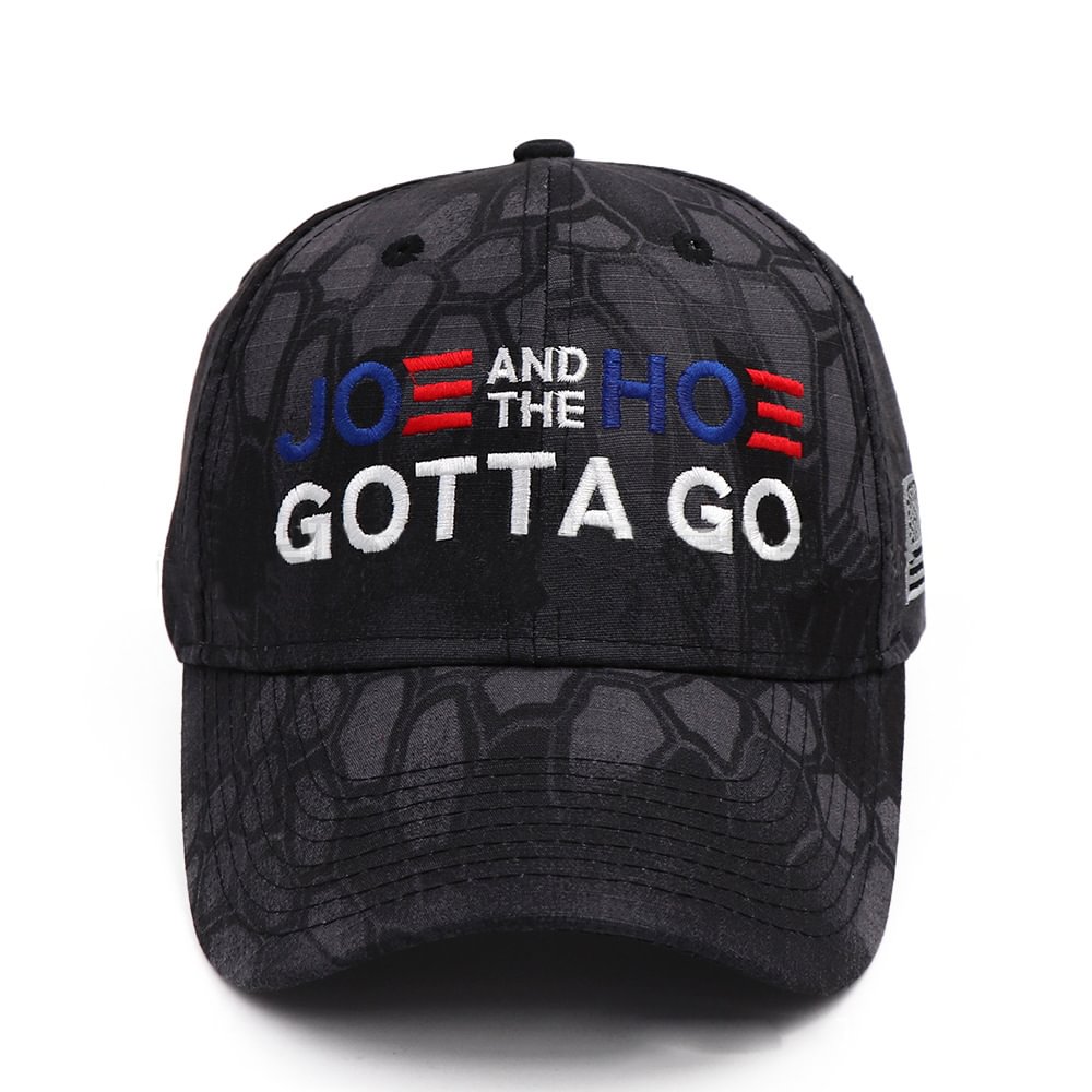 Joe And The Hoe Gotta Go Black Embroidery Baseball Cap、、URBENIE
