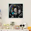 【Limited Stock Sale】Scary Big-Eyed Doll-14CT Stamped Cross Stitch 50*50cm/19.69*19.69in tapestrymarket