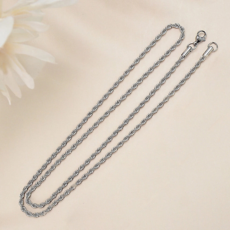 1 Piece 304 Stainless Steel Geometric Jewelry Accessories Pendant Chain