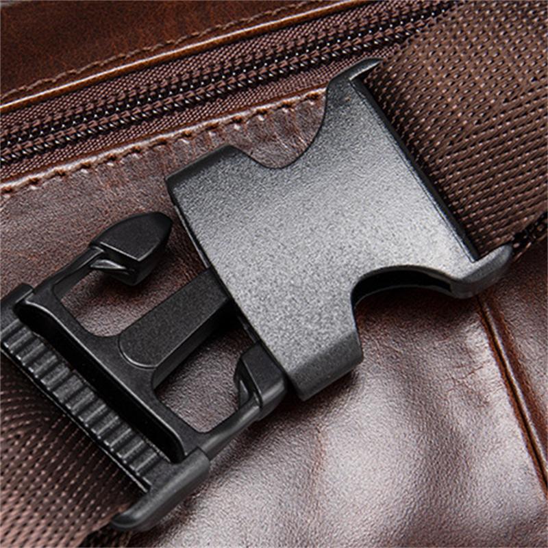 Casual Retro Waist Bag Outdoor Genuine Leather Crossbody Bag