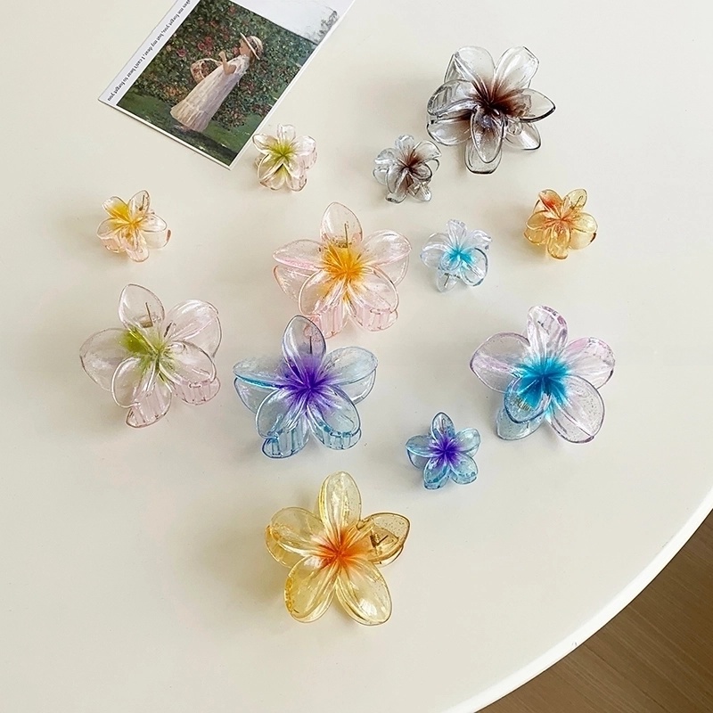 Women's Sweet Minimalist Flower Plastic Hair Claws