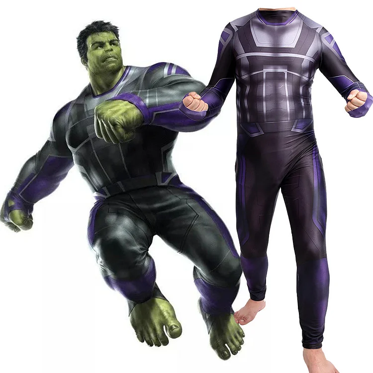 The Avengers Hulk Cosplay One Piece Jumpsuit Costume-elleschic