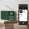 Portable DAB+ Digital Radio Bluetooth-Compatible Solar/Rechargable FM Radio