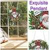 Diamond Painting Acrylic Santa Claus Pendant Kits for Home Wall Decor
