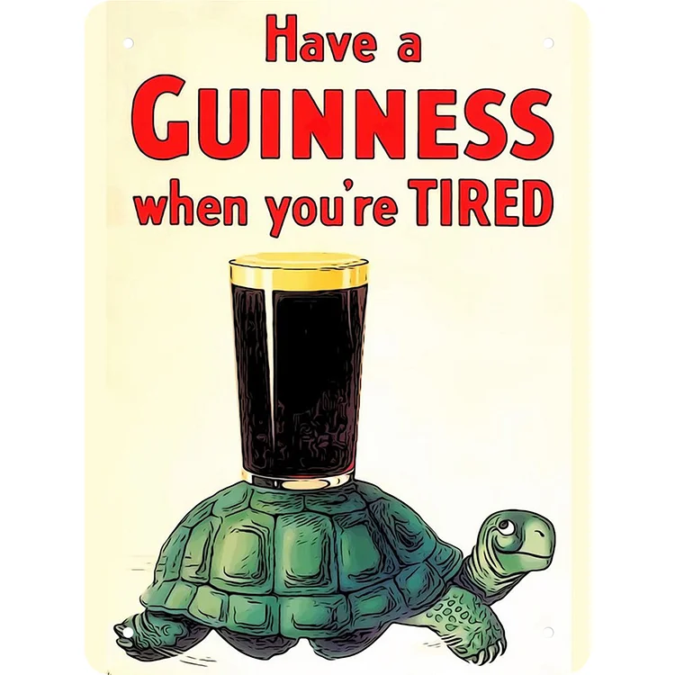 Guinness Guinness - Vintage Tin Signs - Still Life Series - 12*15.7inches