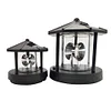 Solar Power LED Light Rotating Lighthouse Landscape Lamp Garden Decoration