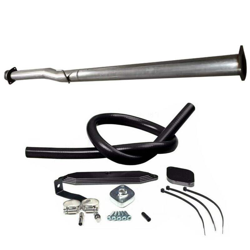 4'' Race Pipe DPF/CAT Pipe Exhaust Valve Kit for 1122 6.7L Ford F250