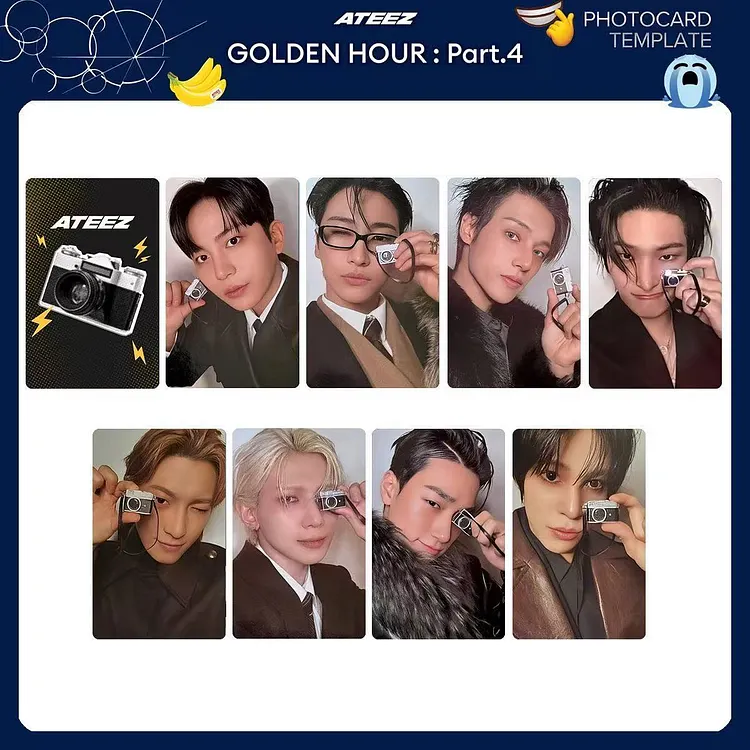 Ateez Golden Hour Part 4 Album Card