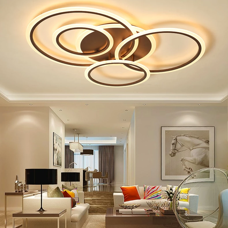 Led Ceiling Lights For Living Room Bedroom Kitchen Lustre Acrylic Ceiling Lamp Surface Mounted Indoor Home Lighting Fixtures