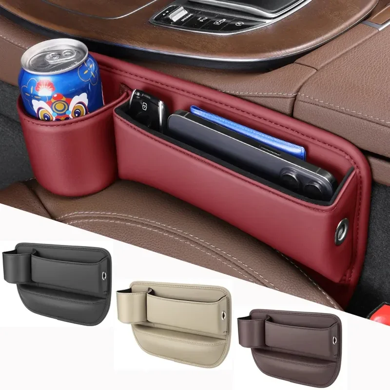 🔥HOT SALE 50% OFF 💖Car leather cup holder gap bag