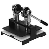 [US Local Warehouse] Table Tennis Racket Rubber Cutting Machine Precision Table Tennis Rubber Cutter Double Roller Bearing Design with 8mm Thickness Base Plate Effortless Edge Trimming Pasting for Ping Pong Bat