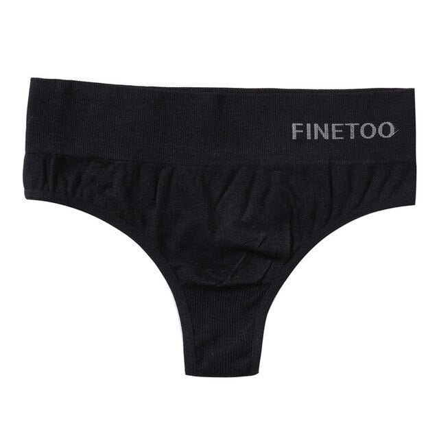FINETOO Sexy Thongs Women  Panties G-String Female Underpants Seamless Comfortable Intimate Underwear High-Rise Thong Lingerie